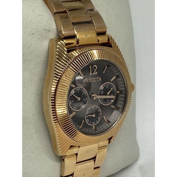 Invicta Angel 23751 Women's Gold Stainless Analog Dial Quartz Wrist Watch HK879 - Picture 5 of 12